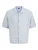 JACK & JONES Gebreid vest ‘JORDia’  hemelsblauw / wit