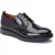 Base London Roly Leren Zwarte Oxford Schoenen Voor Heren