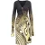 Roberto Cavalli jurk met dierenprint en ritssluiting aan de voorkant – jaren 2000