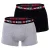 DIESEL Boxershorts  grijs gemêleerd / rood / zwart / wit