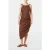Scotch & Soda Linen Viscose Printed Mini Dress Cold Brew