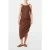 Scotch & Soda Linen Viscose Printed Mini Dress Cold Brew