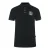 Aquascutum Branded Sleeve Black Polo Shirt