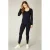 Base Level basic longsleeve Yaso donkerblauw