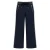 Zoso wide leg regular waist casual broek donkerblauw