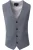 Venti Vest blauw, Effen