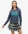 Superdry Vrouwen Tonal Hoodie met Vintage Logo en Grafische Print Blauw