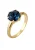 ELLI Ring  donkerblauw / goud