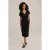 We Fashion Dress Midi Black