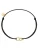 Glanzstücke München Armband  goudgeel / zwart