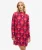 Mini-jurk met Print en Lange Mouwen Roze