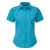 Premier Popeline blouse met korte mouwen / Gewoon werkoverhemd (Turquoise)