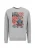 Oldskull Sweatshirt ‘Xtreme Retro Rock Skull Graphic’  grijs