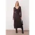 Zeer kleurrijke, platte maxi-jurk voor dames, lang en casual/bodycon model.