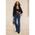 TRENDYOLMİLLA Dames Blauw Effen Flared Hoge taille Jeans