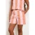 LOLALIZA straight regular waist gestreepte casual short lichtroze