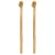 Club Manhattan oorbellen Livia Fringe goudkleurig