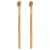 Club Manhattan oorbellen Livia Fringe goudkleurig