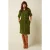 Kate Baby Cord jurk in posey groen