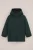WE Fashion – Jongens waterafstotende parka jas met capuchon – Regular fit – Donkergroen –