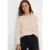 Cecil Dames Shirt met ton-sur-ton strepen in Beige