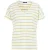 River Woods V-neck Fancy Tee Ss Gmt Dye Yellow