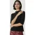 EsQualo Top Turtle Velours Stretch Black