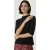EsQualo Top Turtle Velours Stretch Black