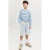 JACK & JONES JUNIOR baggy high waist short light blue denim