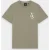 Grafische T-shirt in Salie Groen