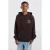America Today hoodie met backprint – bruin
