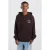 America Today hoodie met backprint – bruin