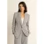 Expresso regular blazer kaki gebreid
