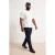 TRENDYOL MAN Heren Donkerblauw Effen Normale taille Grote maten Jeans
