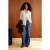 TRENDYOLMİLLA Dames Wit Effen Lang Oversized Overhemden