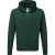 Russell Heren Authentieke Sweatshirt met volledige ritssluiting / Hoodie (Fles groen)