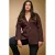 ONLY CARMAKOMA Plus Size gebreid vest – donkerbruin