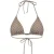 Malelions Women Tara Monogram Bikini Top | Brown/Dark Brown