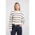 America Today gestreepte sweater ecru