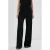 Mango straight high waist casual broek zwart