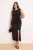 Trendyol Curve Dames Zwart Effen Maxi Mouwloos Casual A-lijn Grote maten Jurk