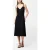 French Connection Ariette Strappy Midi Dress Black