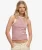 Essential Logo Strapless Racer Tanktop Crème