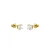 KARMA Jewelry gold plated oorbellen Ø 0,5 cm