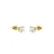 KARMA Jewelry gold plated oorbellen Ø 0,5 cm