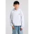 America Today hoodie met backprint – lichtgrijs