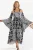 Strapless Geometrische Uitsnede Maxi Jurk