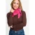 POM Amsterdam triangle scarf Elly roze