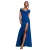 Vrouwelijke Off-Shoulder Geplooide Jurk Goddiva Scuba