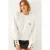 Geborduurd Ronde Hals Lange Mouwen Sweatshirt